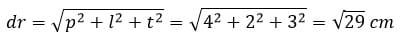 Contoh soal cara menghitung diagonal luas diagonal pada ruang dan luas diagonal 5