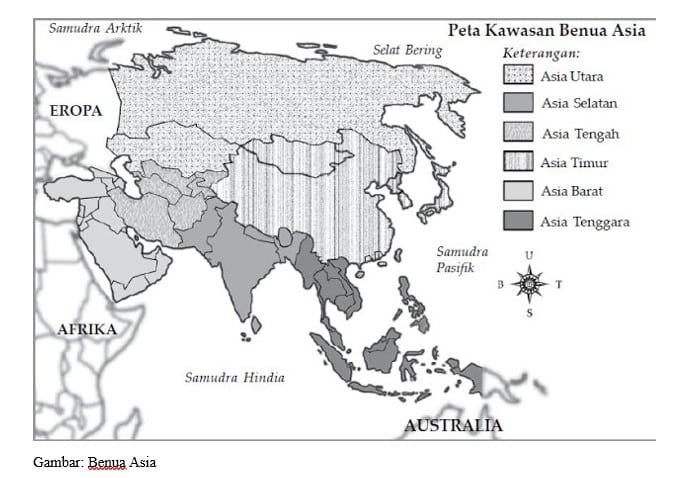 Benua asia dan afrika dibatasi laut merah identifikasilah kenampakan alam tersebut